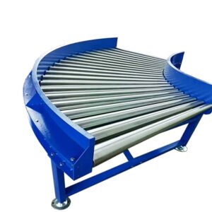 Curve roller conveyor