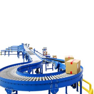 Curve roller conveyor