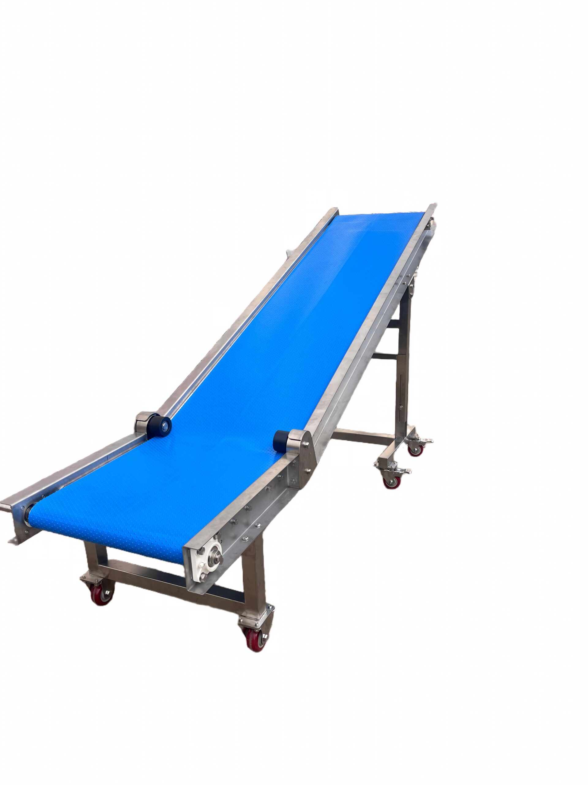Food Grade PU Belt with Nub Top Inclined Conveyor for Tortillas Conveying and Transporting