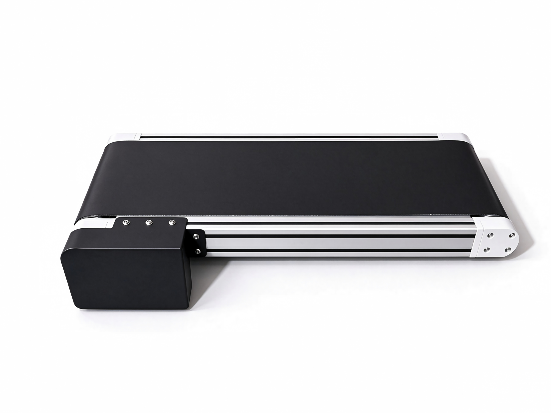 Small Straight PVC Belt Conveyor With Aluminium Profile For Inkjet Printer
